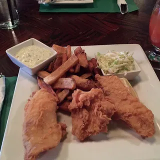 Ale Battered Fish and Chips