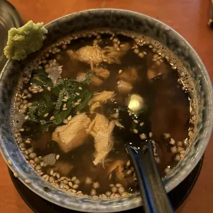 Bonito Broth over Rice with Salmon - $7