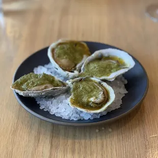 green curry oysters