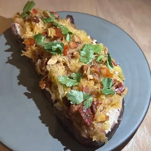 Spaghetti Squash Toast