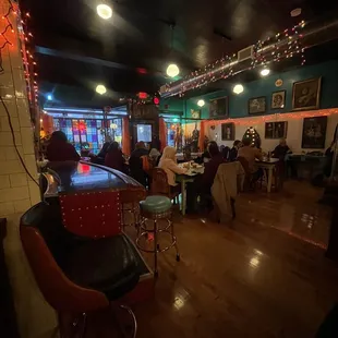 the interior of a restaurant