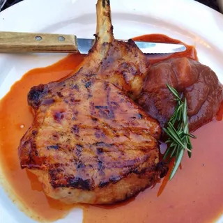 Ozark Mountain Smoked and Grilled Pork Chop