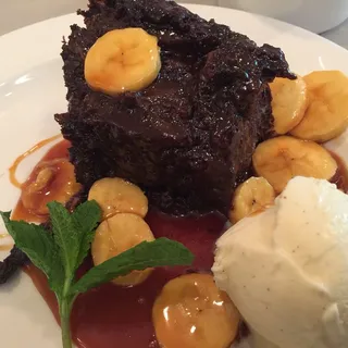 Henrietta's Chocolate Bread Pudding Sundae