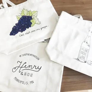 Wine totes.