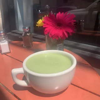 Lavender Matcha Oat Milk Latte