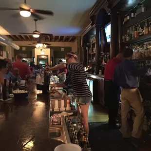 Happy 4th of July! It's a very casual night for the bar keeps.