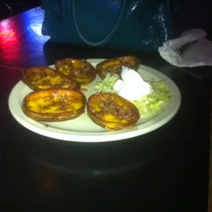 Loaded potato skins