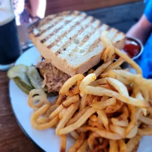 Turkey Leg Sandwich. Massive and tasty