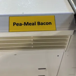 pea - meal bacon