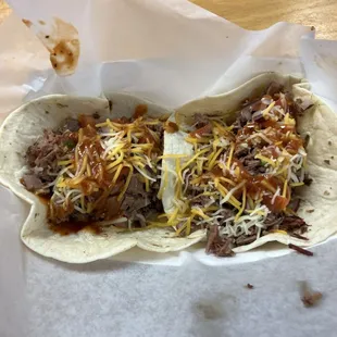 Brisket tacos