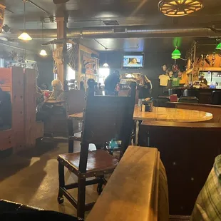 the inside of the restaurant