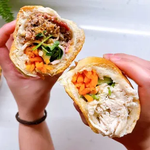 Shredded Chicken and Classic sandwiches