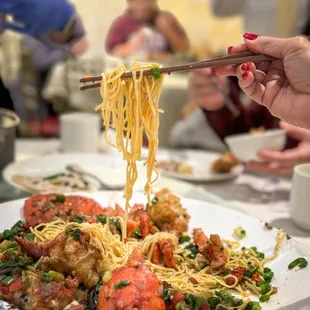 Ordered longevity noodle to go with the lobster - delicious