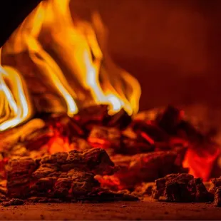 Oak flame pizza!