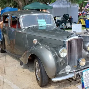 37th All British Car Show today. Nancy wants this 1954 Bentley r-type.