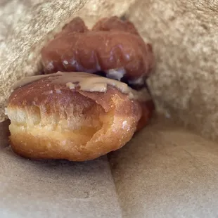 Maple bar and glazed buttermilk bar.