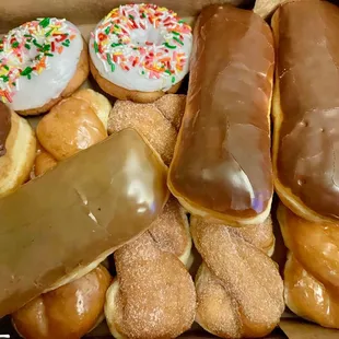 a variety of doughnuts