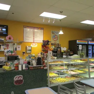 Front counter &amp; menu