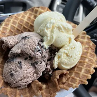 Chocolate Oreo and Lemon Custard