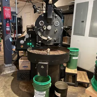 Pretty cool the roaster is on site