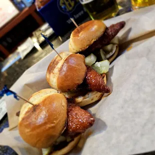 Hot Honey Sliders