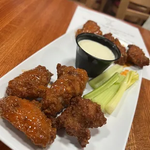 Buffalo wings. Taste as good as they look