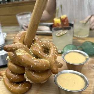 Pretzels and Corn