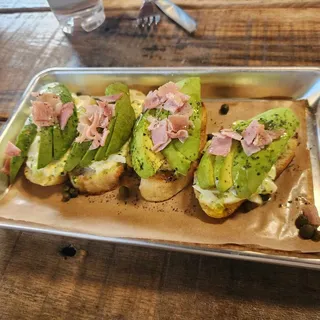 Deviled Egg Avocado Toast