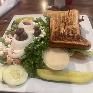 BLT and side salad