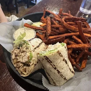 Caesar salad wrap