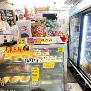 Fresh fruits  These looked good too!