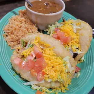Puffy tacos. Yum!
