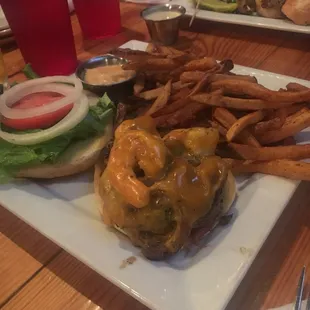 Surf and Turf Burger