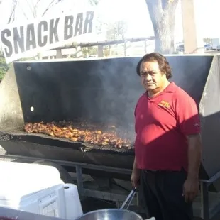 The founder of Henry's Samoan BBQ, Henry Roberts.