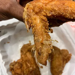 Wings fail or feathers