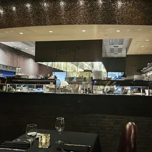 Henry's steakhouse kitchen