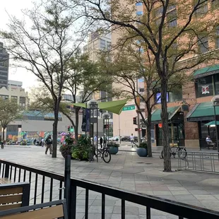 16th Street Mall from outdoor patio