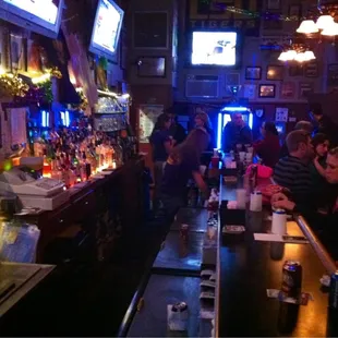 The wonderful bartenders rolling with the crowd effortlessly