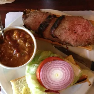 Dinner Tri-Tip Sandwich