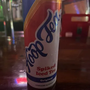 a can of soda on a table
