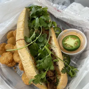 Duck Confit Bahn Mi
