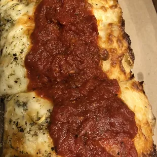 Detroit Deep Dish herb &amp; cheese