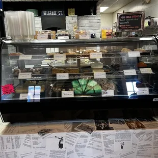 Counter with desserts
