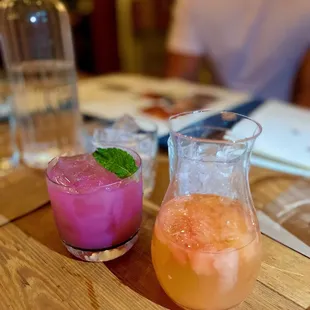 Lychee Cocktail and Sowuju Grapefruit Carafe | Instagram: GaoGirlsGrubbin