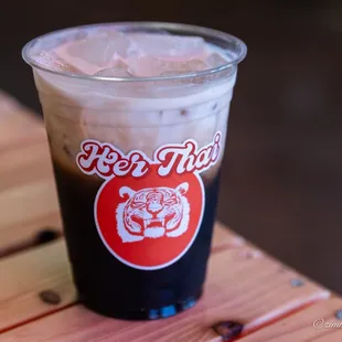 thia iced coffee w/ coconut milk