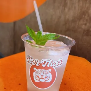 Lychee mint drink. AMAZING!