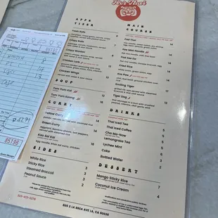 Menu 4/23