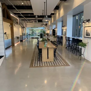 The view from the entrance