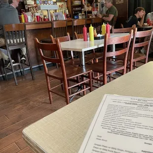 people sitting at tables