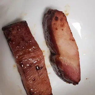 I put in my air fryer and hoped for the best. OMG. I put them on a sandwich with some Baby Rays BBQ sauce. Buy them out!!!